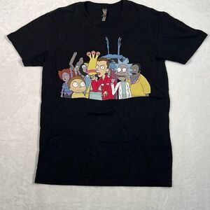 Logic Rick and morty hip hop short sleeve‎ T-Shirt Men Small